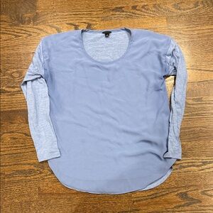 Ann Taylor small Women's Blue Long Sleeve Top Preloved